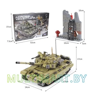 Конструктор XingBao XB-06015 Военный танк Тигр картинка 3